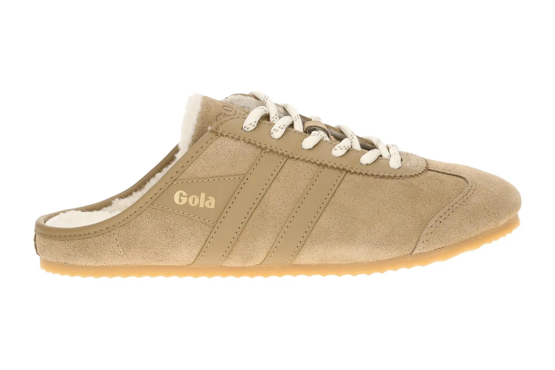 Gola Cleora Damen Pantoletten Mule beige Warmfutter CLB927 2/7