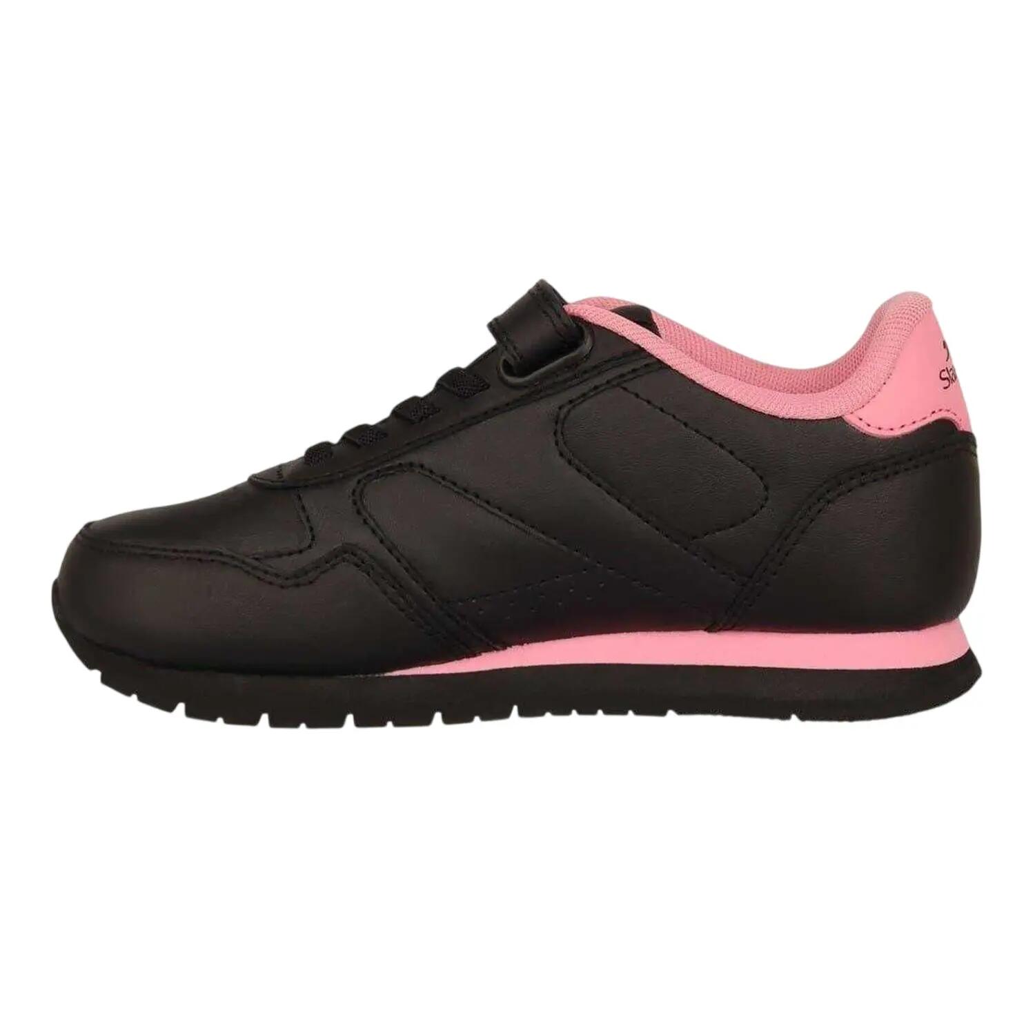 Baskets CLASSIC Enfant (Noir / Rose) 3/5