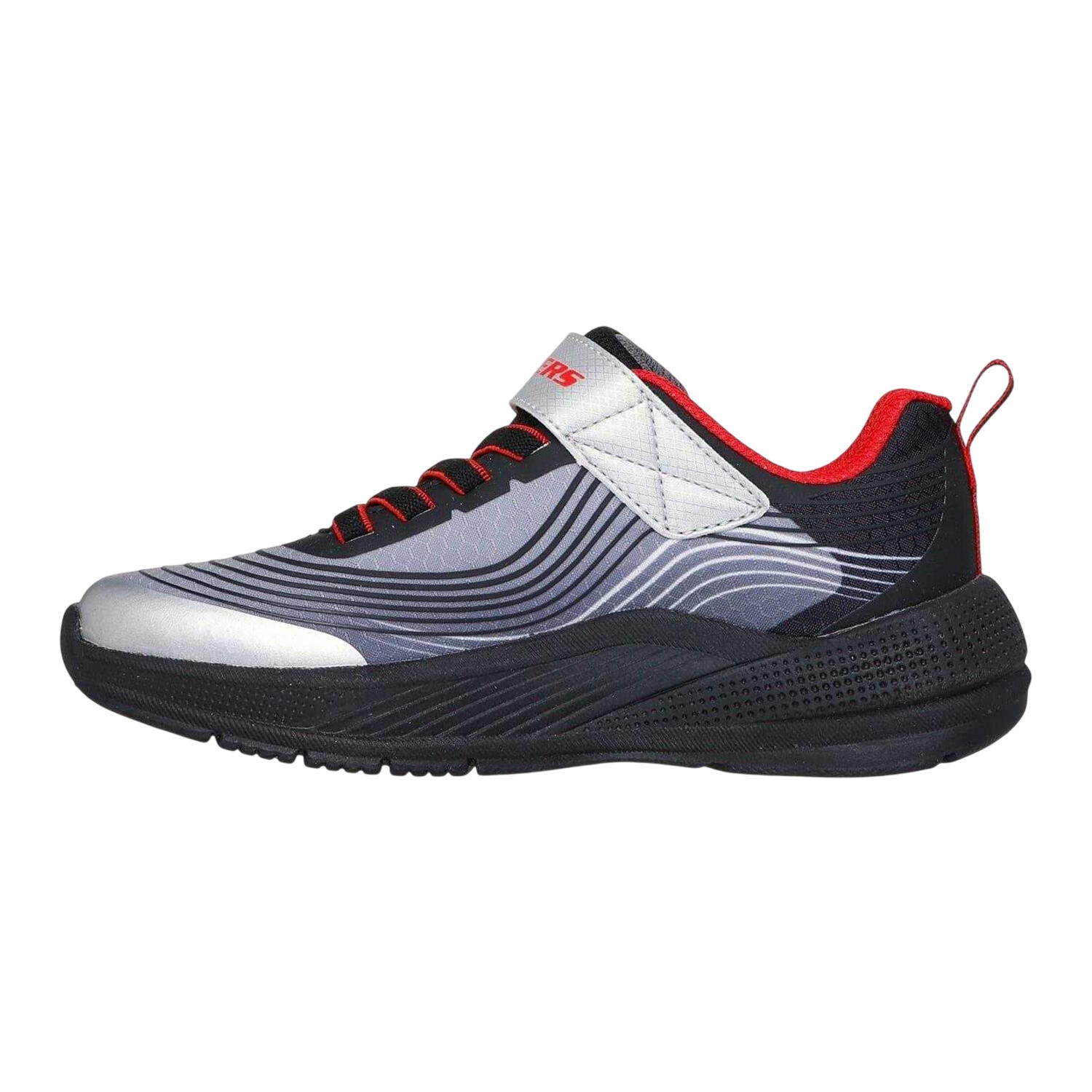 Scarpe Sportive LeggeraBambini Skechers Gore Argento Rosso 2/5