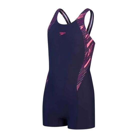 Maillot De Bain Shorty Motif/style Imprimé Graphique HYPERBOOM Fille (Bleu