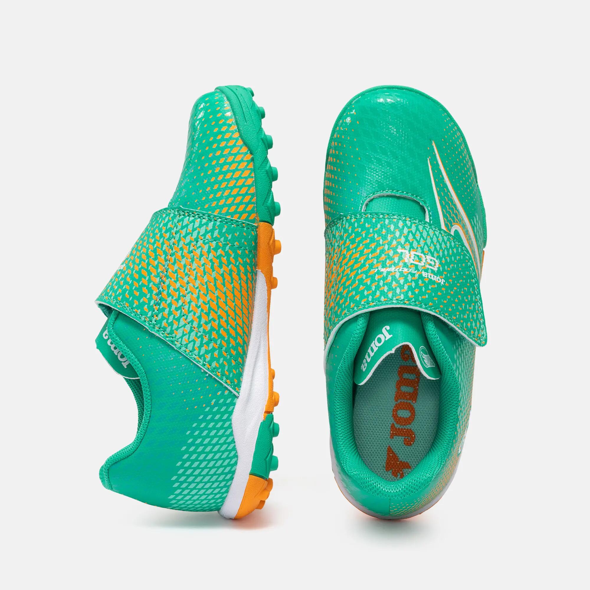 Botas Fútbol Fútbol Niños Joma Gol Jr 26 TF Verde 4/5