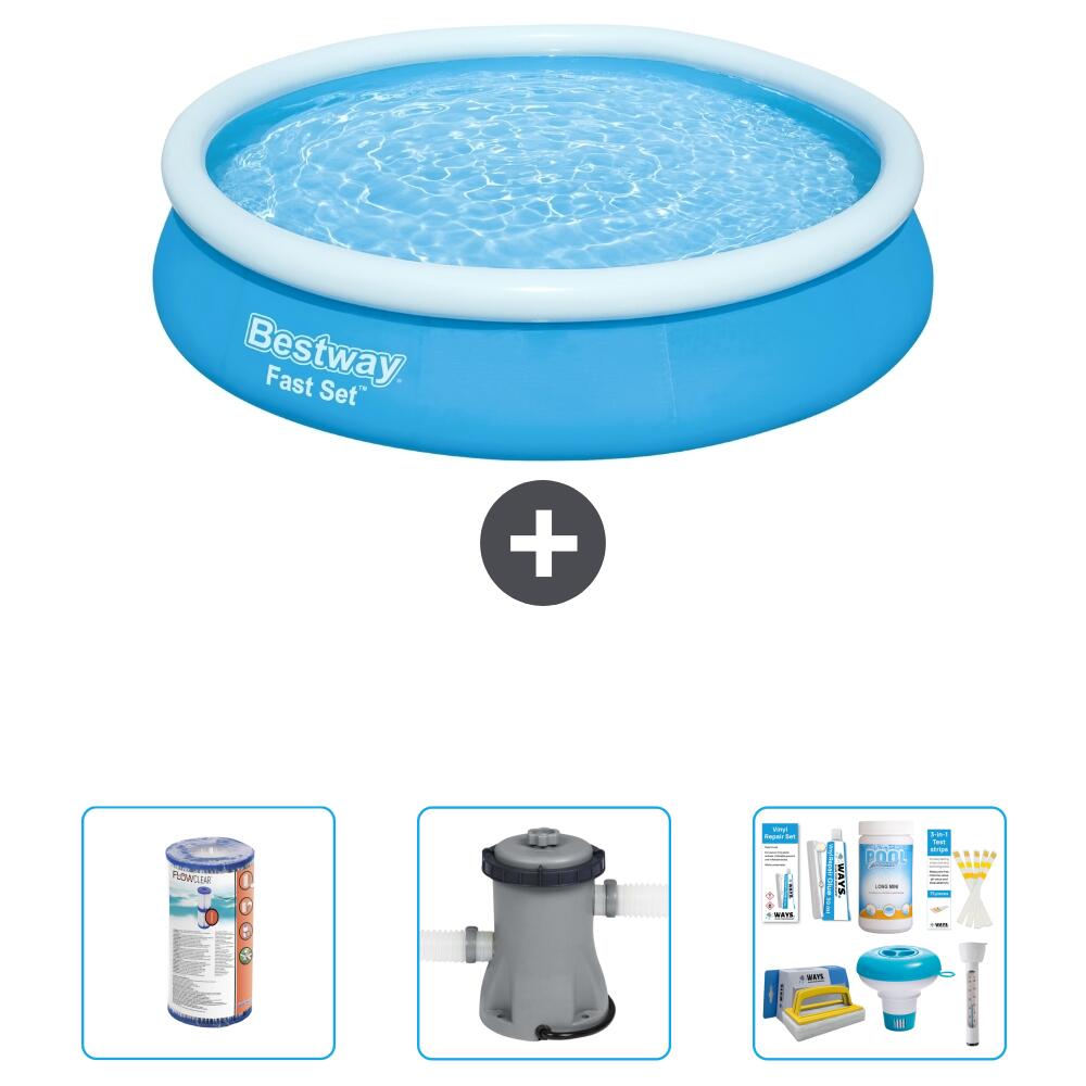 Bestway Fast Set Rond - 366x76 cm - 4-delig  S22656 1/7