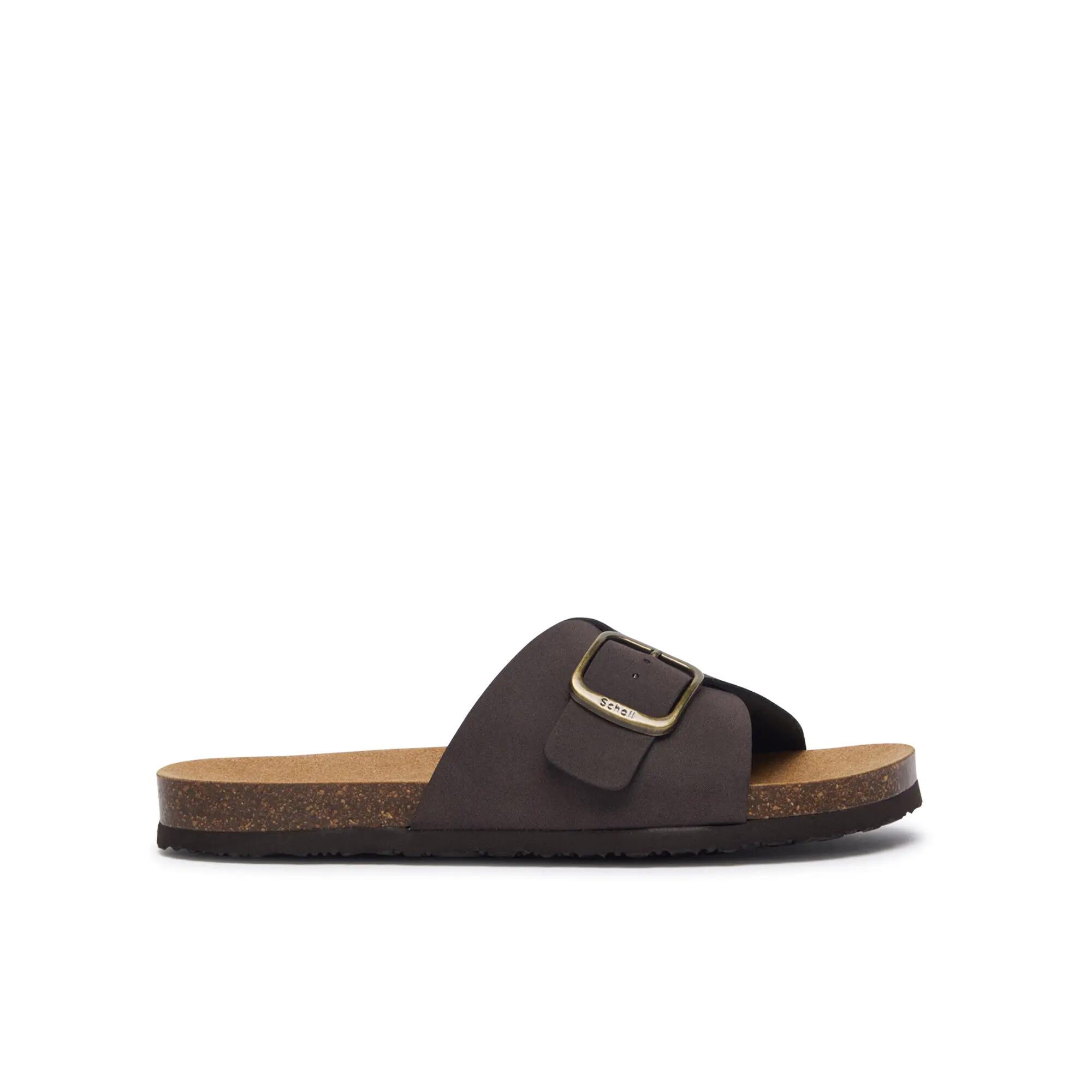 Sandálias mulher Jackie 1 Strap Castanho-café 1/4