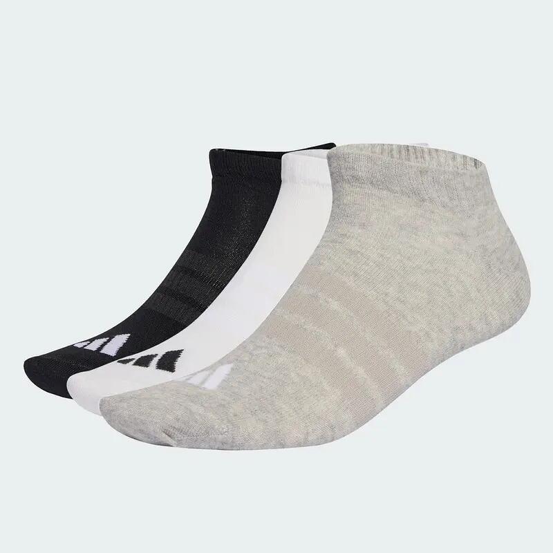 Adidas T ESS LOW 3P Unisex Sports Liner Socks Grey -  1