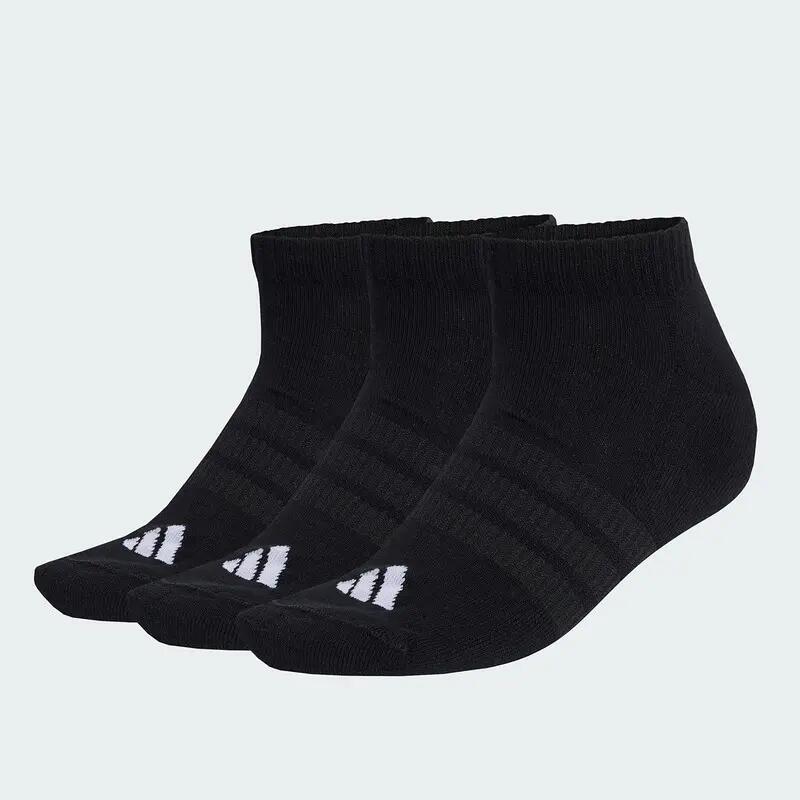 Adidas C ESS LOW 3P Unisex Sports Liner Socks Black-picture-39