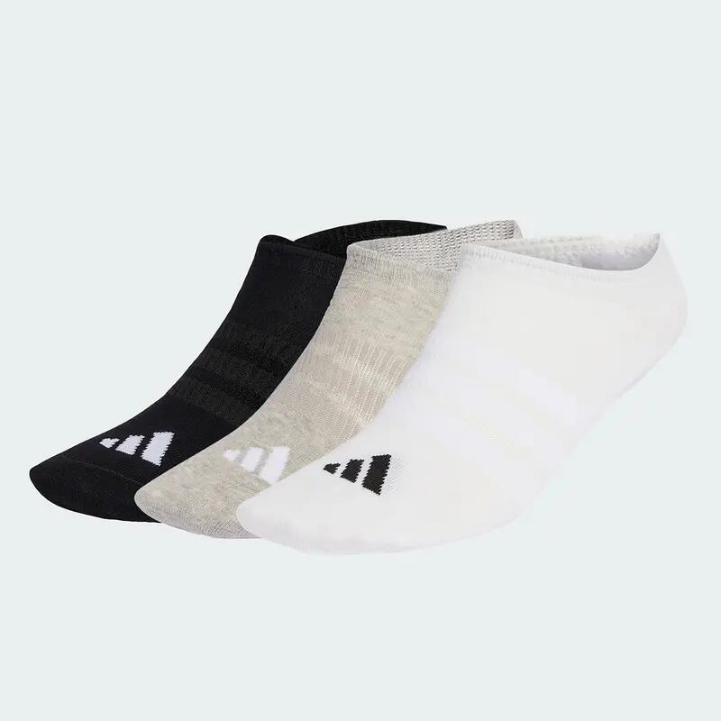 Adidas T ESS NS 3P Unisex Sports Liner Socks Grey-picture-40