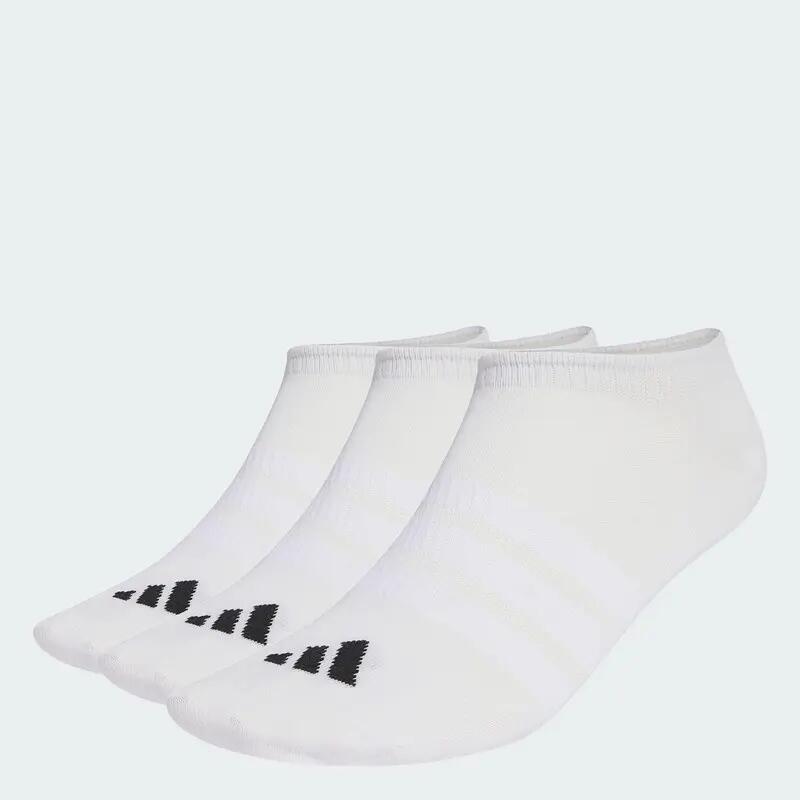 Adidas T ESS NS 3P Unisex Sports Liner Socks White -  5