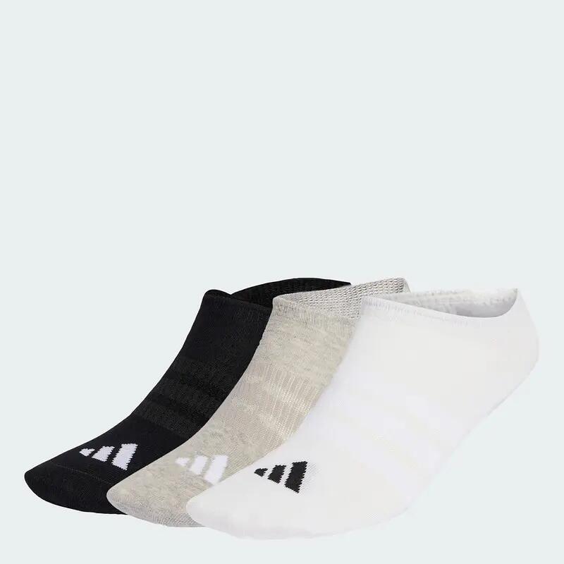 Adidas T ESS NS 3P Unisex Sports Liner Socks Grey -  5