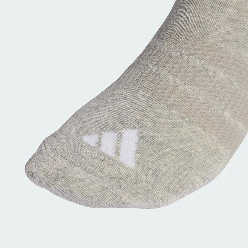 Adidas T ESS LOW 3P Unisex Sports Liner Socks Grey -  3