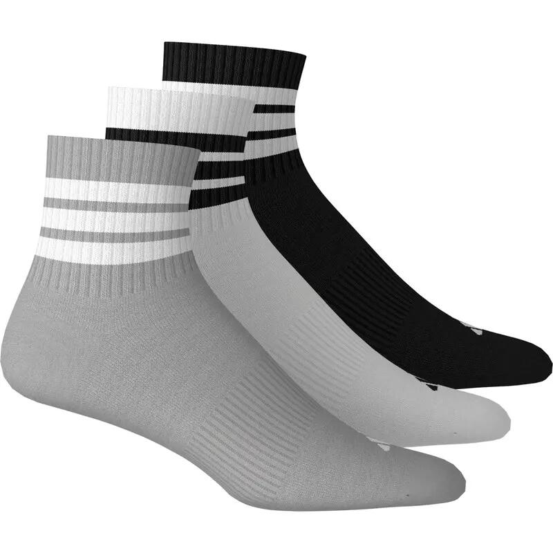 Adidas 3S ESS C MID 3P Unisex Sports Ankle Socks Grey -  3