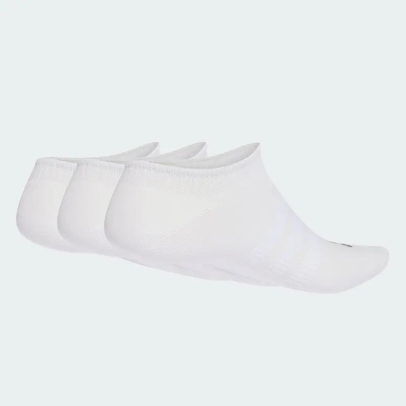Adidas T ESS NS 3P Unisex Sports Liner Socks White -  2