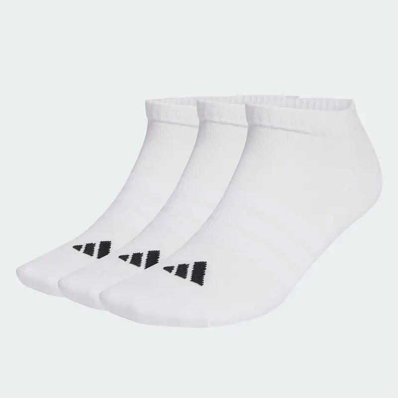 Adidas C ESS LOW 3P Unisex Sports Liner Socks White-picture-36