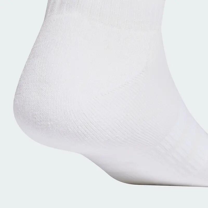 Adidas C ESS LOW 3P Unisex Sports Liner Socks White -  5