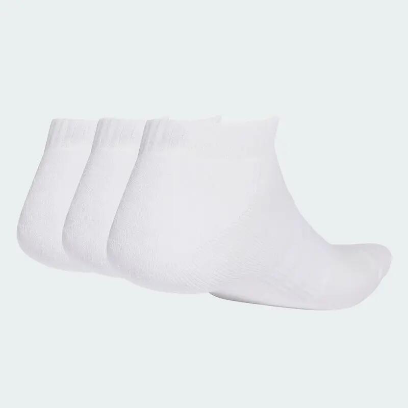 Adidas C ESS LOW 3P Unisex Sports Liner Socks White -  2