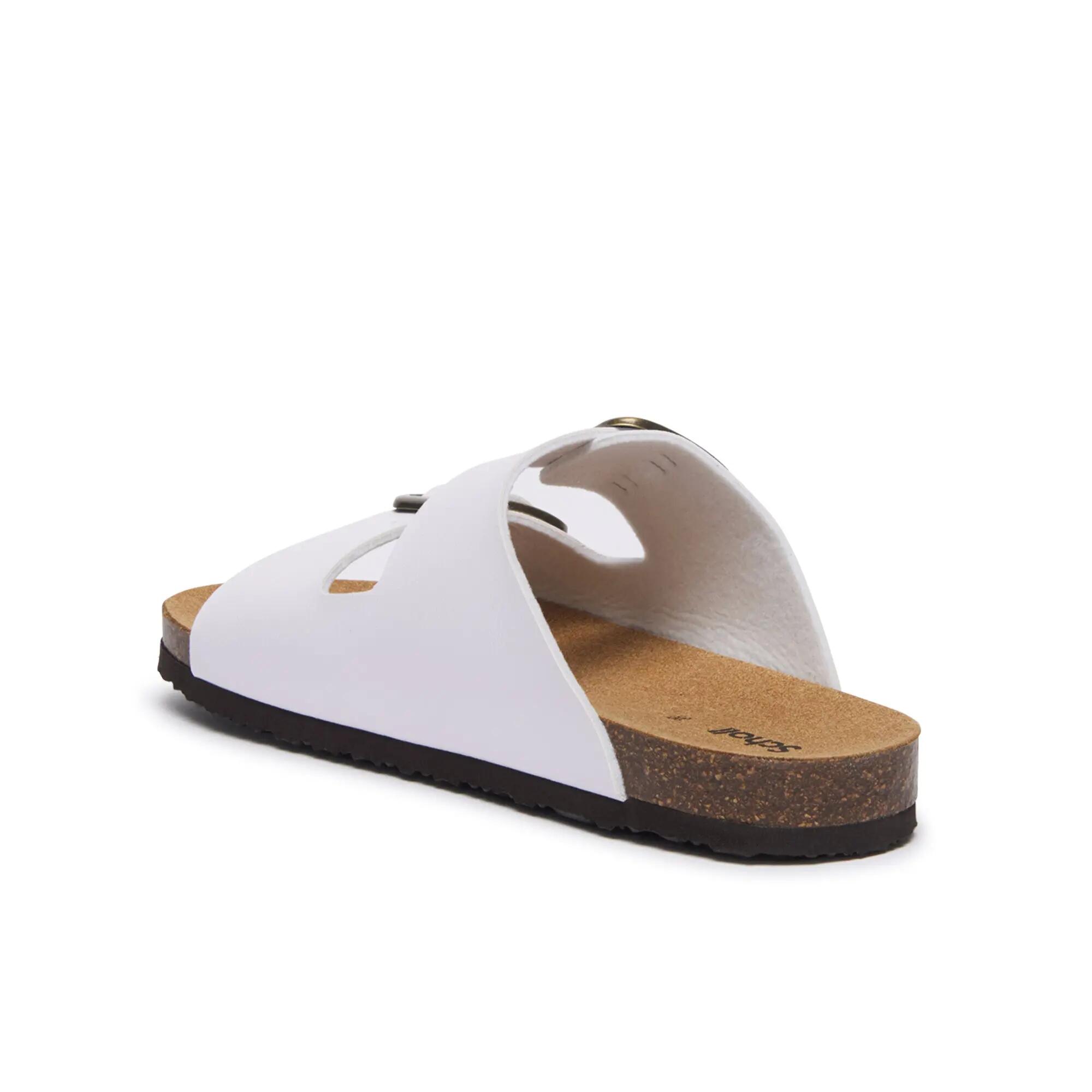 Sandálias mulher Jackie 2 Straps Branco 4/4