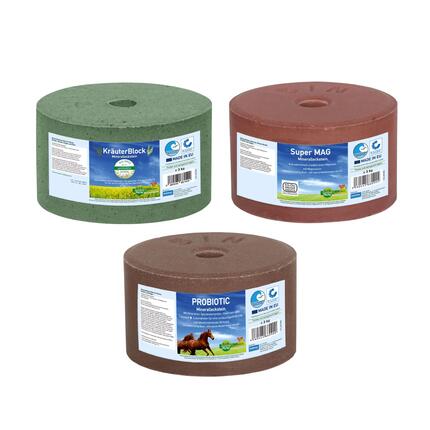 Pack Bien-Être Intestinal, 3x 3 kg, avec Probiotic, Bloc aux Herbes, SuperMag