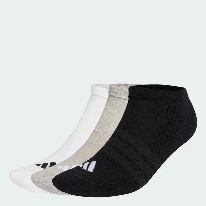 Adidas C ESS LOW 3P Unisex Sports Liner Socks Grey -  5