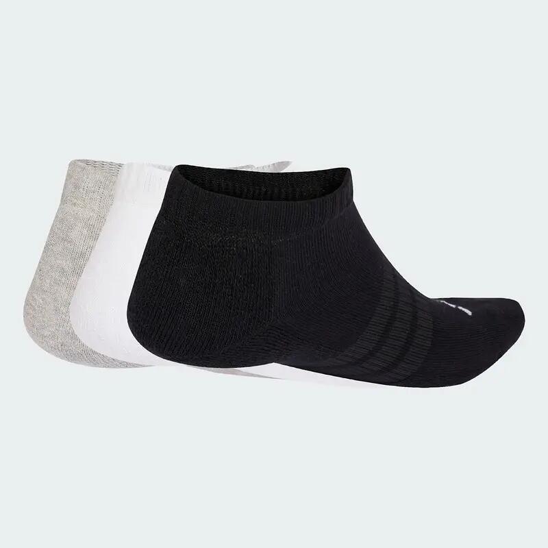 Adidas C ESS LOW 3P Unisex Sports Liner Socks Grey -  2
