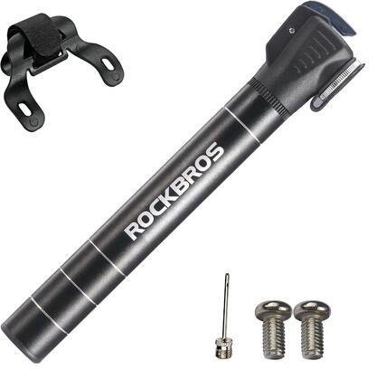 Mini-Fahrradpumpe 100 PSI leicht kompakt Aluminium für MTB Rennrad