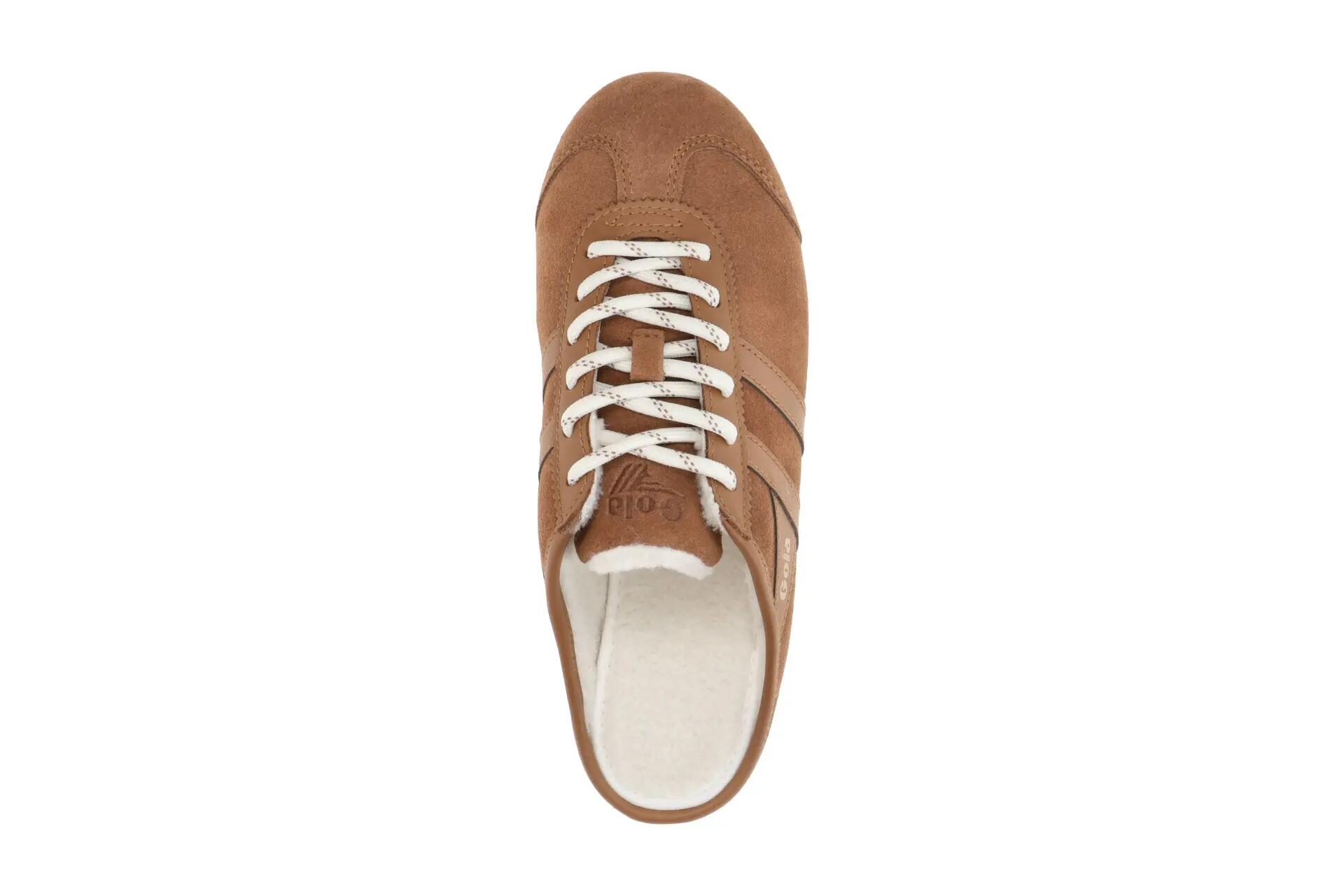 Gola Cleora Damen Pantoletten Mule braun umber Warmfutter CLB927 6/7
