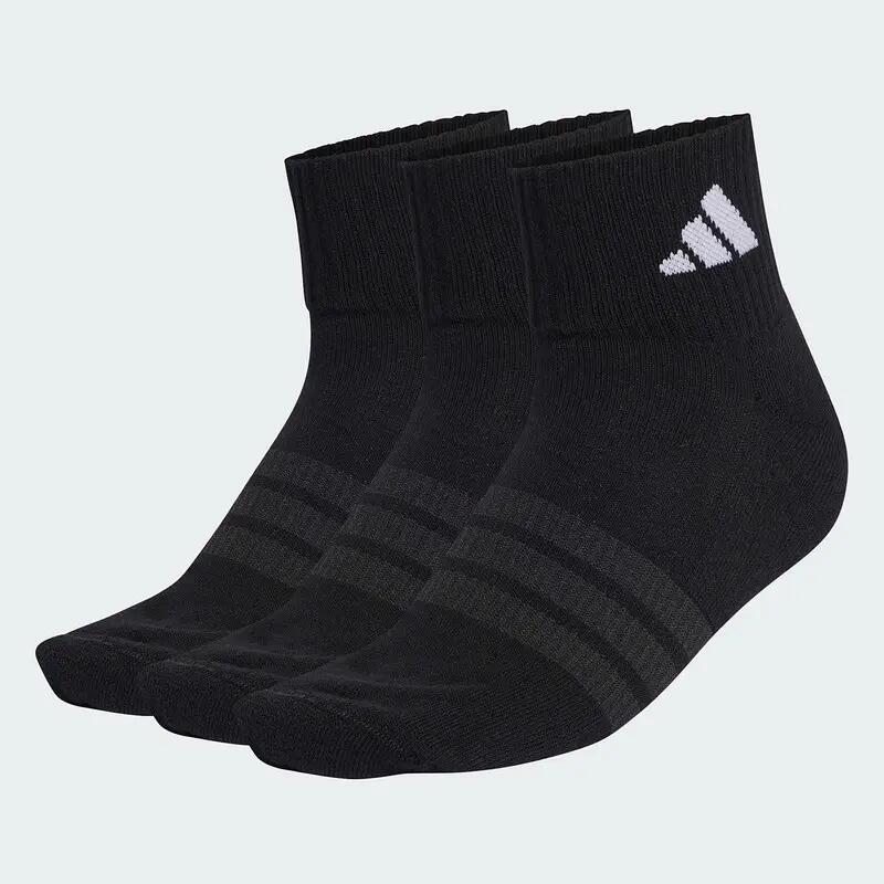 Adidas C ESS ANK 3P Unisex Sports Ankle Socks Black -  1