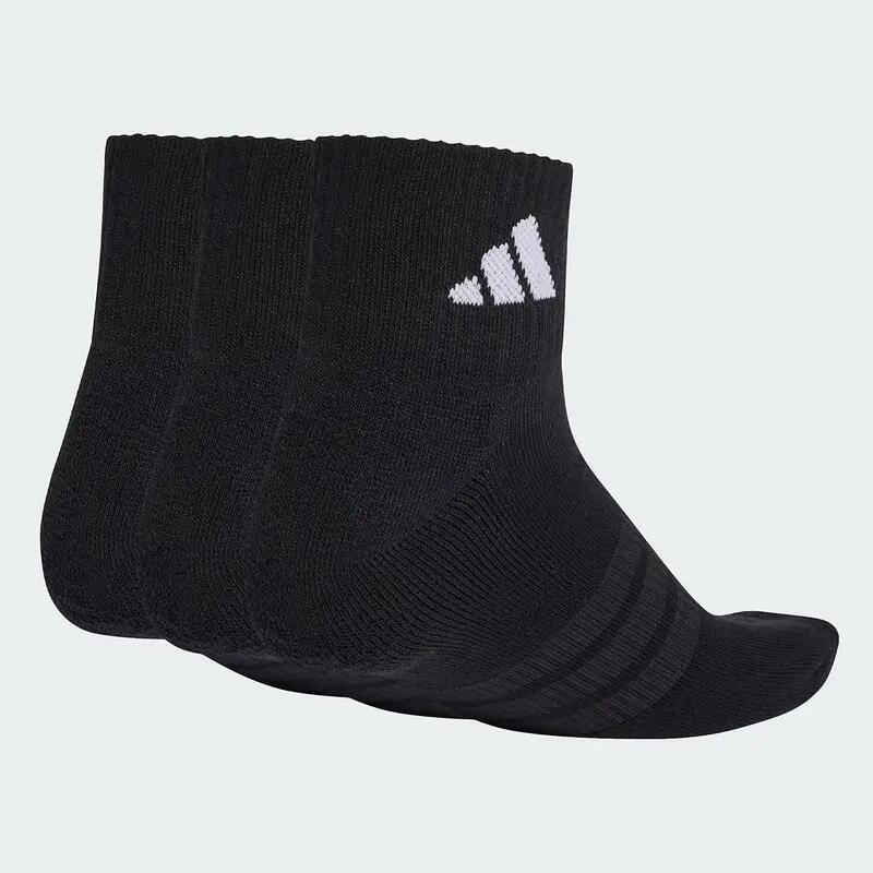 Adidas C ESS ANK 3P Unisex Sports Ankle Socks Black -  2