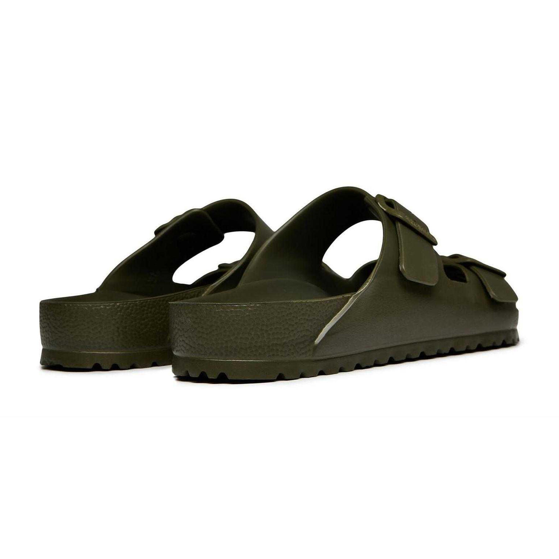 Mens Arizona Flat Sandals (Green) 2/4