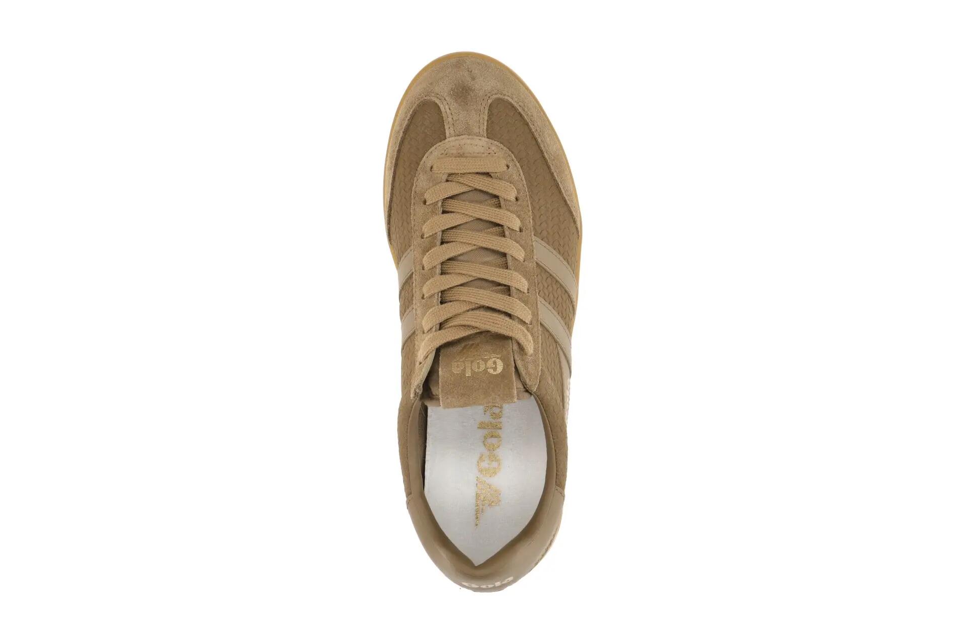 Gola Cyclone Marque Schuhe Sneakers braun Herren Flecht CMB922 6/7