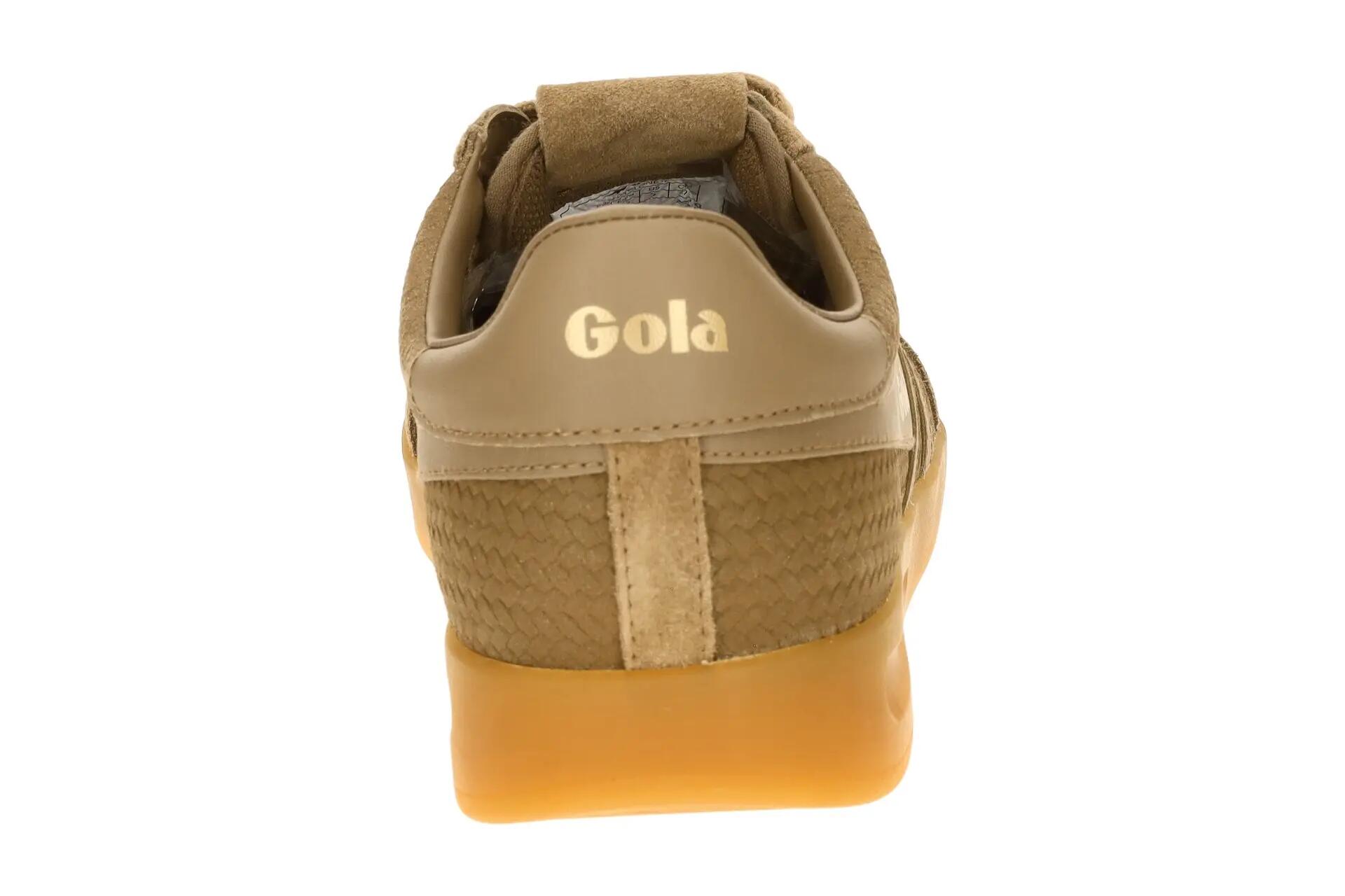 Gola Cyclone Marque Schuhe Sneakers braun Herren Flecht CMB922 5/7