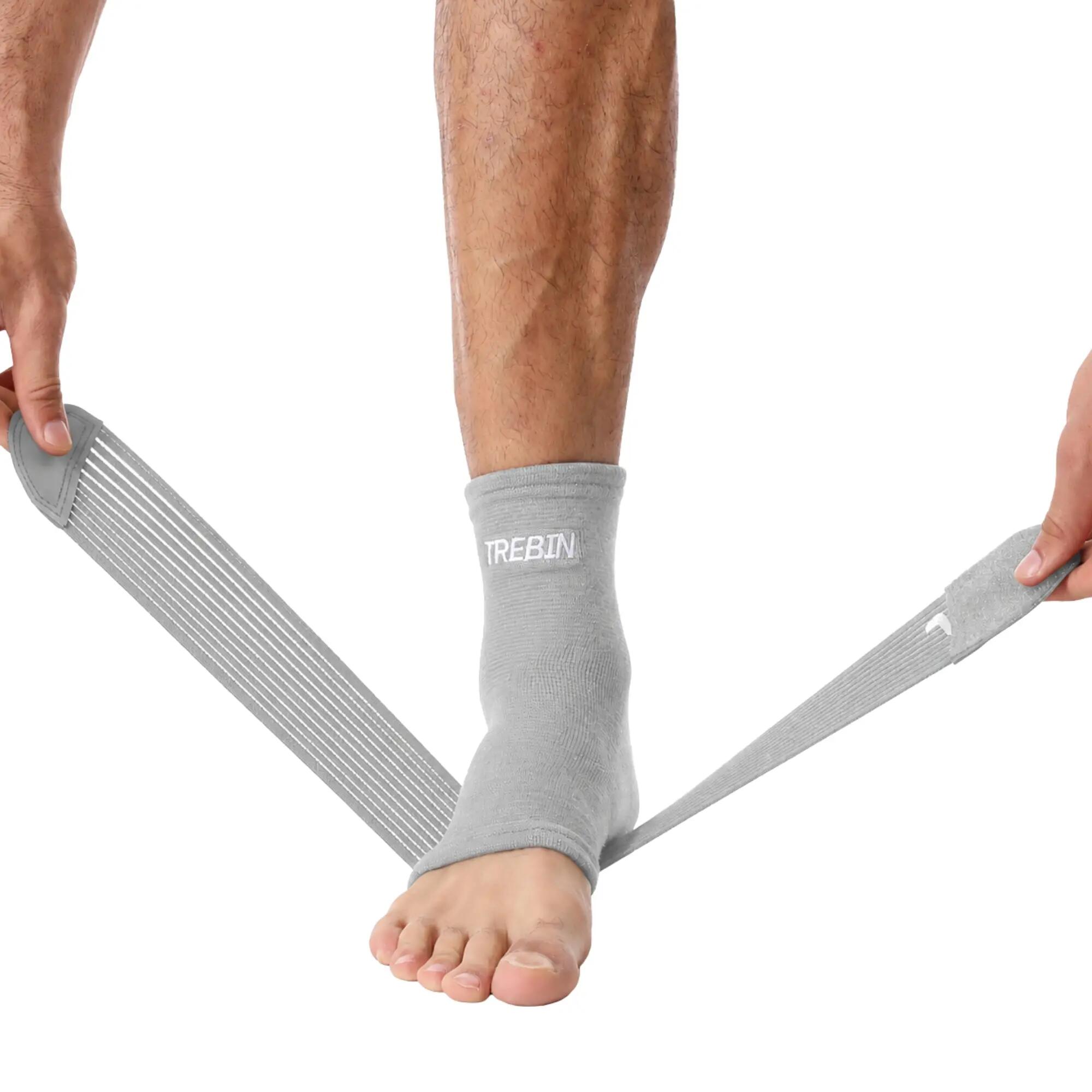 Hardlopen Enkelbrace Verstelbaar Compressie Zwakke Enkel – One Size 2/7