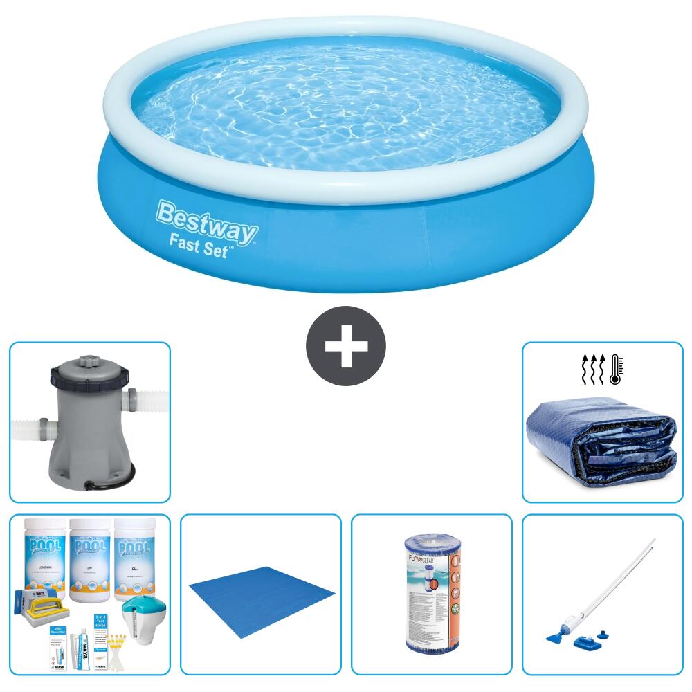 Bestway Fast Set Rond - 366x76 cm - 7-delig S21392 1/7