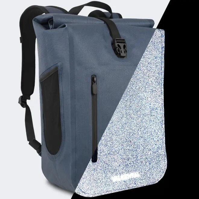 Mochila, diária e lazer - impermeável e totalmente refletiva 28L 2/7