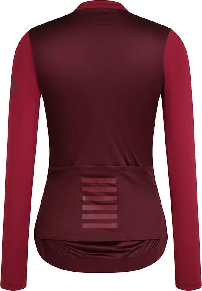 Maglia leggera a maniche lunghe Rapha Pro Team Bordeaux da donna 6/6