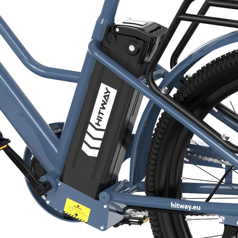 Bicicletă electrică urbană 27,5" cadru jos, baterie 13Ah APP BK8SL