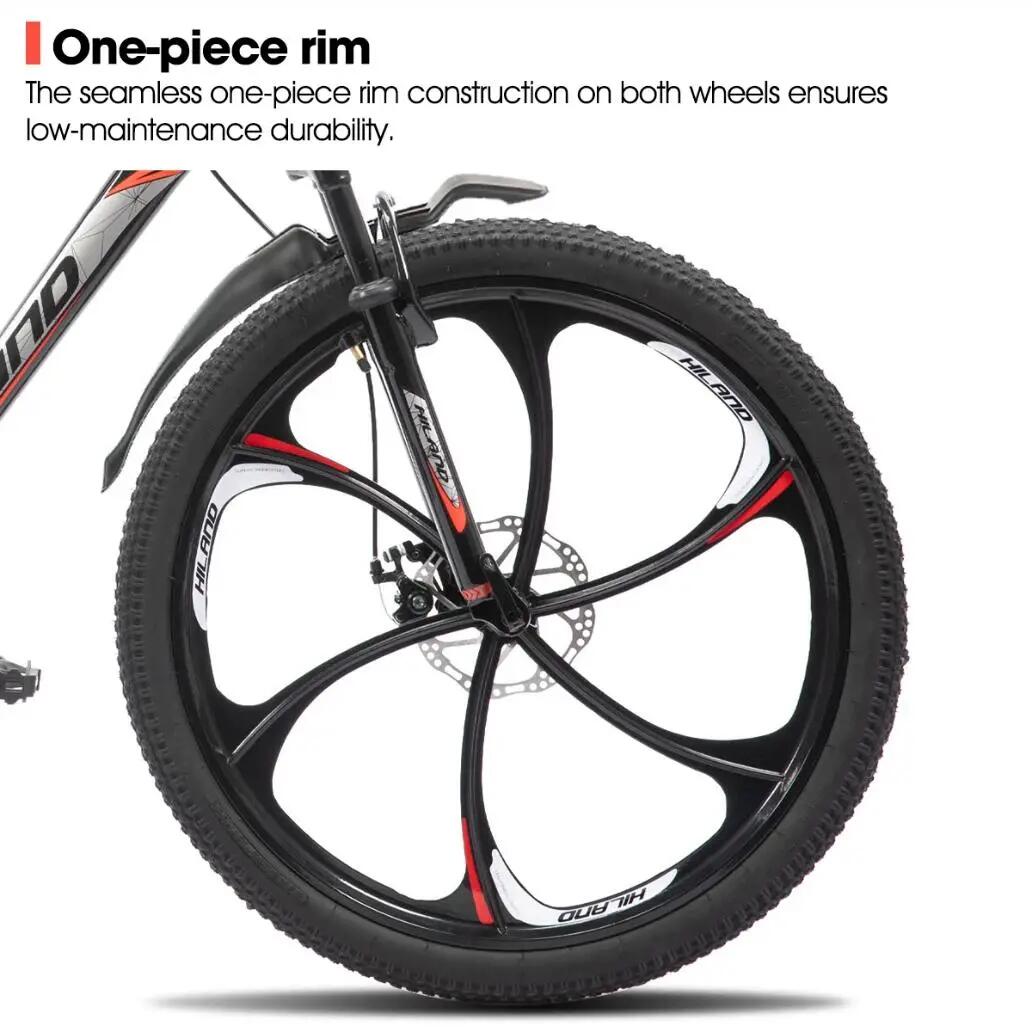Femme Homme VTT 26 pouces 18 Vitesses Aluminium Roues 3/6 Branches 7/7
