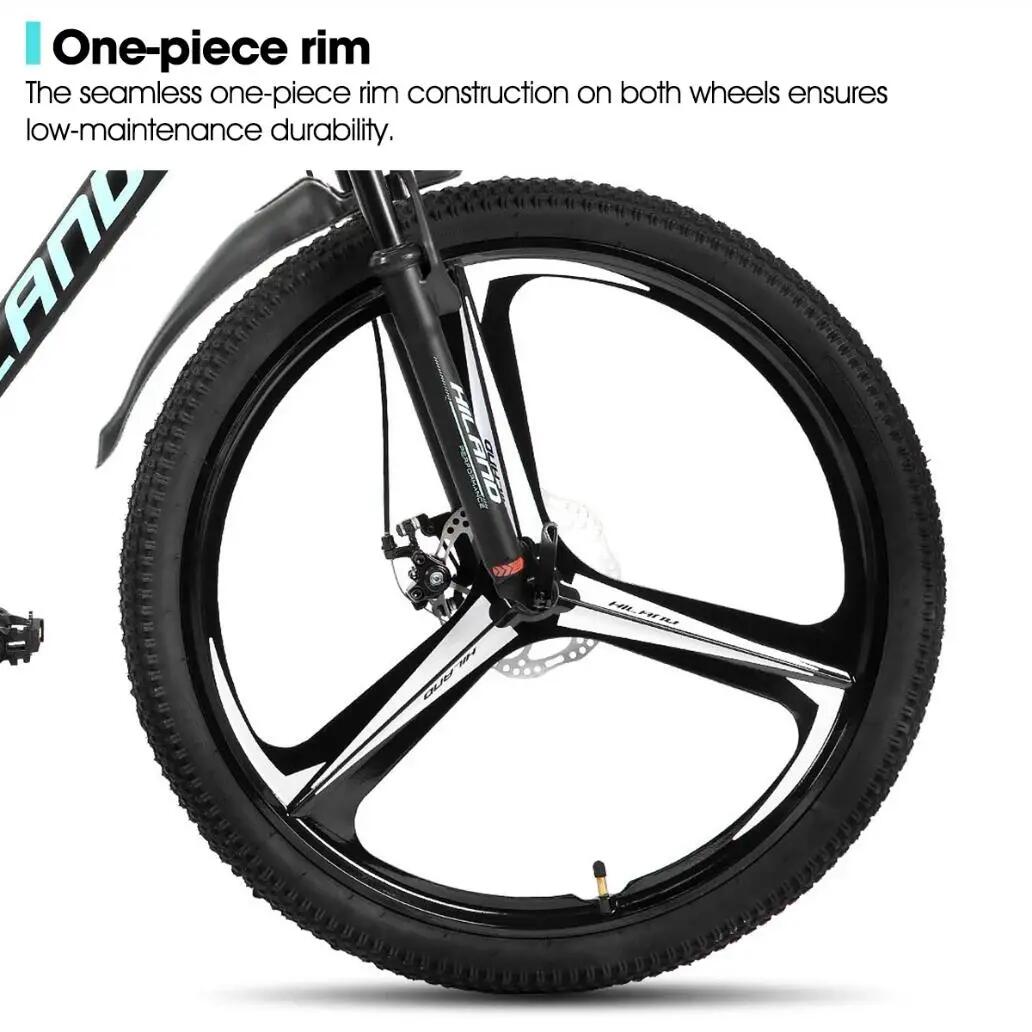 Femme Homme VTT 26 pouces 18 Vitesses Aluminium Roues 3/6 Branches 7/7