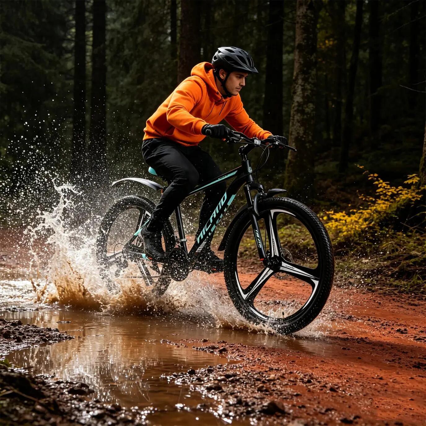 Femme Homme VTT 26 pouces 18 Vitesses Aluminium Roues 3/6 Branches 2/7