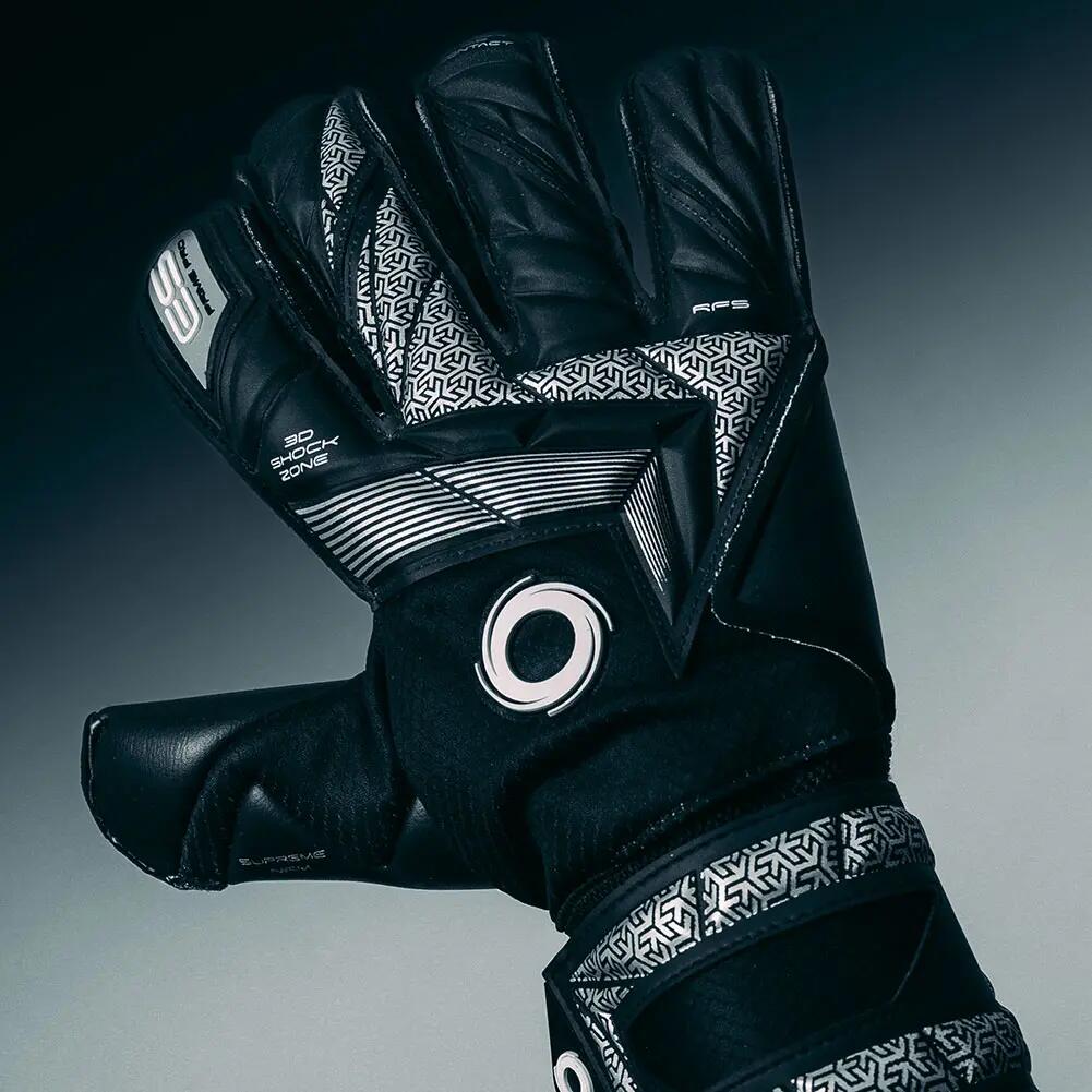 Gants de gardien - Football - Rollfinger - Supreme - Noir 4/4