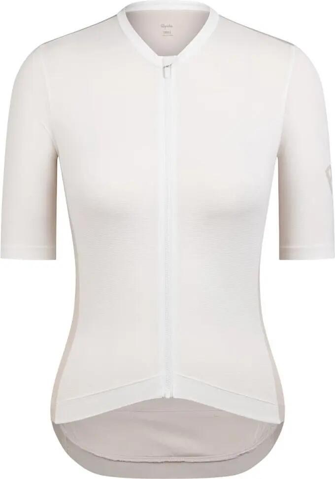 Rapha Pro Team Trainingstrui met korte mouwen voor dames Wit/Zilver 5/6