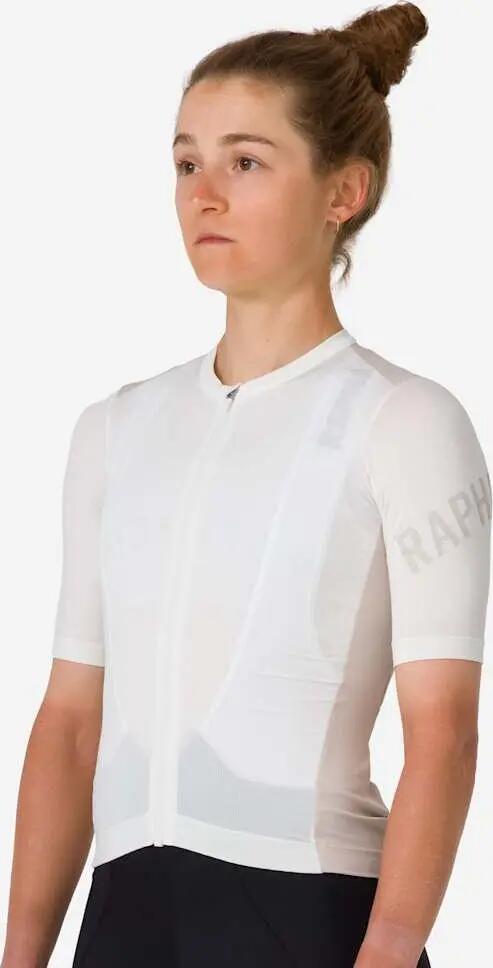 Rapha Pro Team Trainingstrui met korte mouwen voor dames Wit/Zilver 2/6