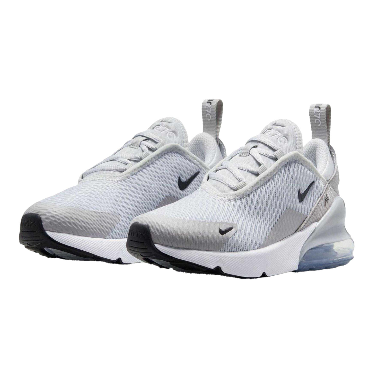 Scarpe SportiveBambini Nike Air Max 270 Grigio Nero 5/5