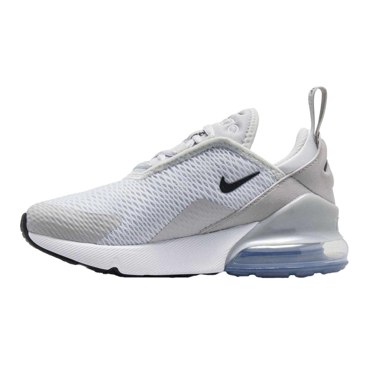Scarpe SportiveBambini Nike Air Max 270 Grigio Nero 3/5