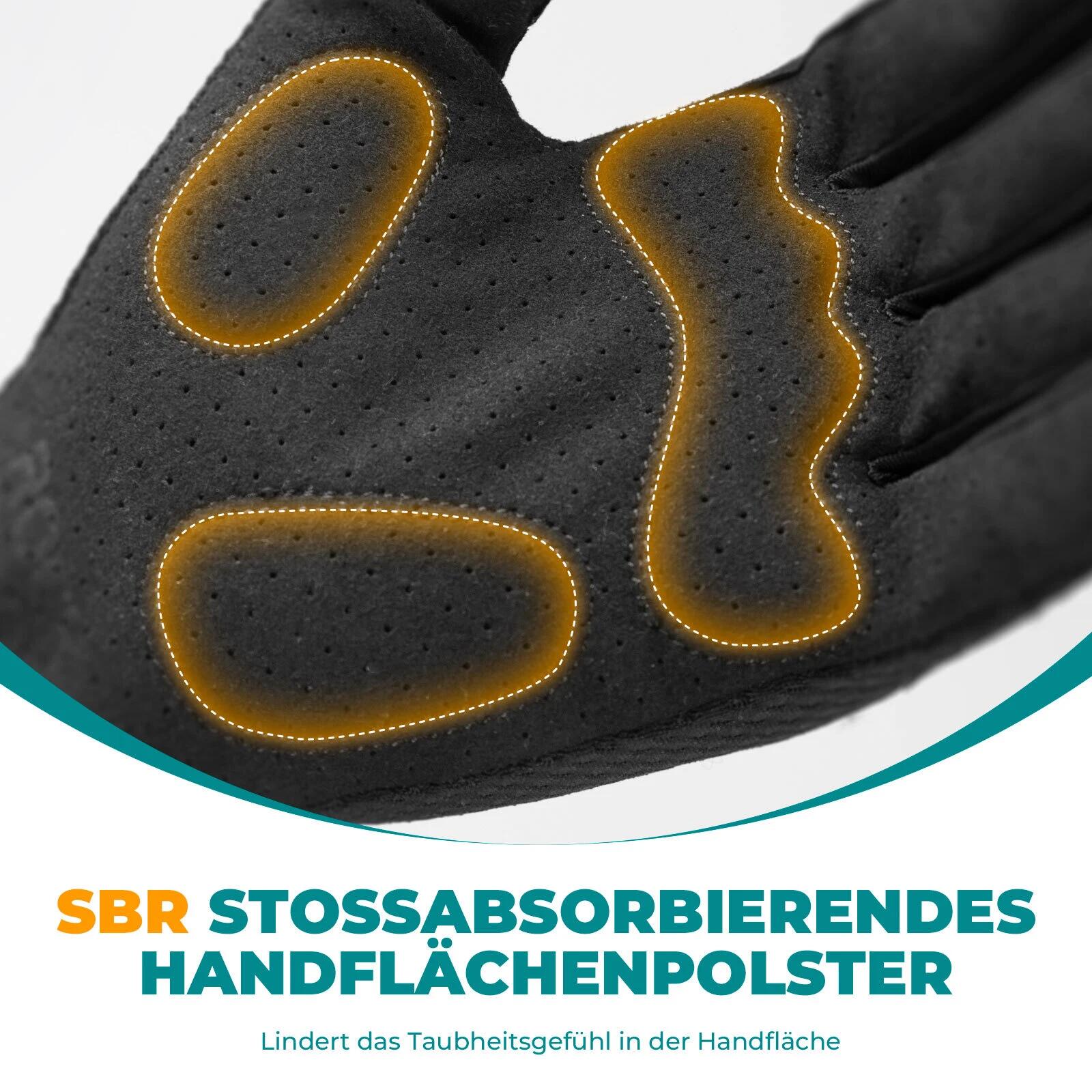 ROCKBROS Stoßdämpfende Fahrradhandschuhe Touchscreen 5/7