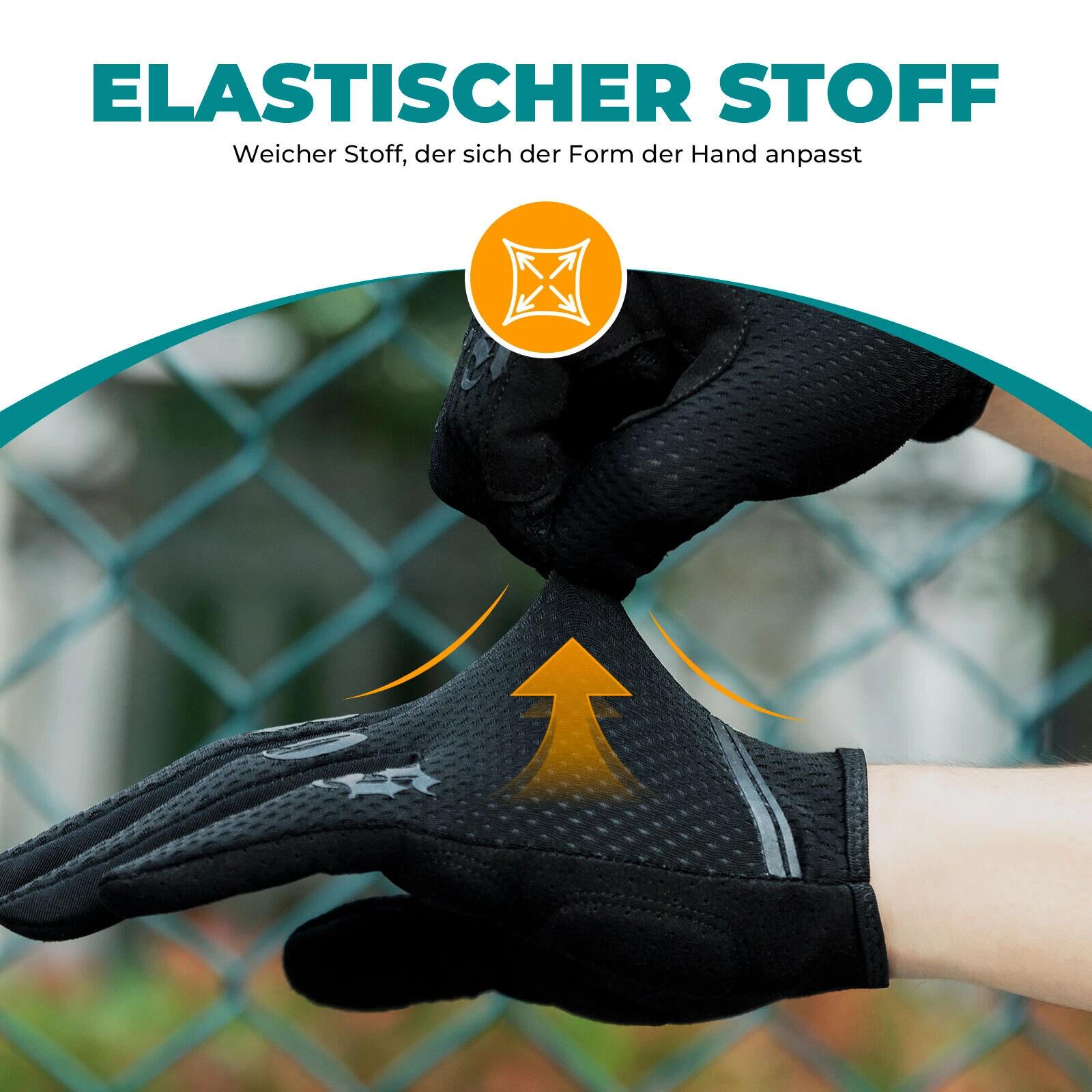 ROCKBROS Stoßdämpfende Fahrradhandschuhe Touchscreen 3/7