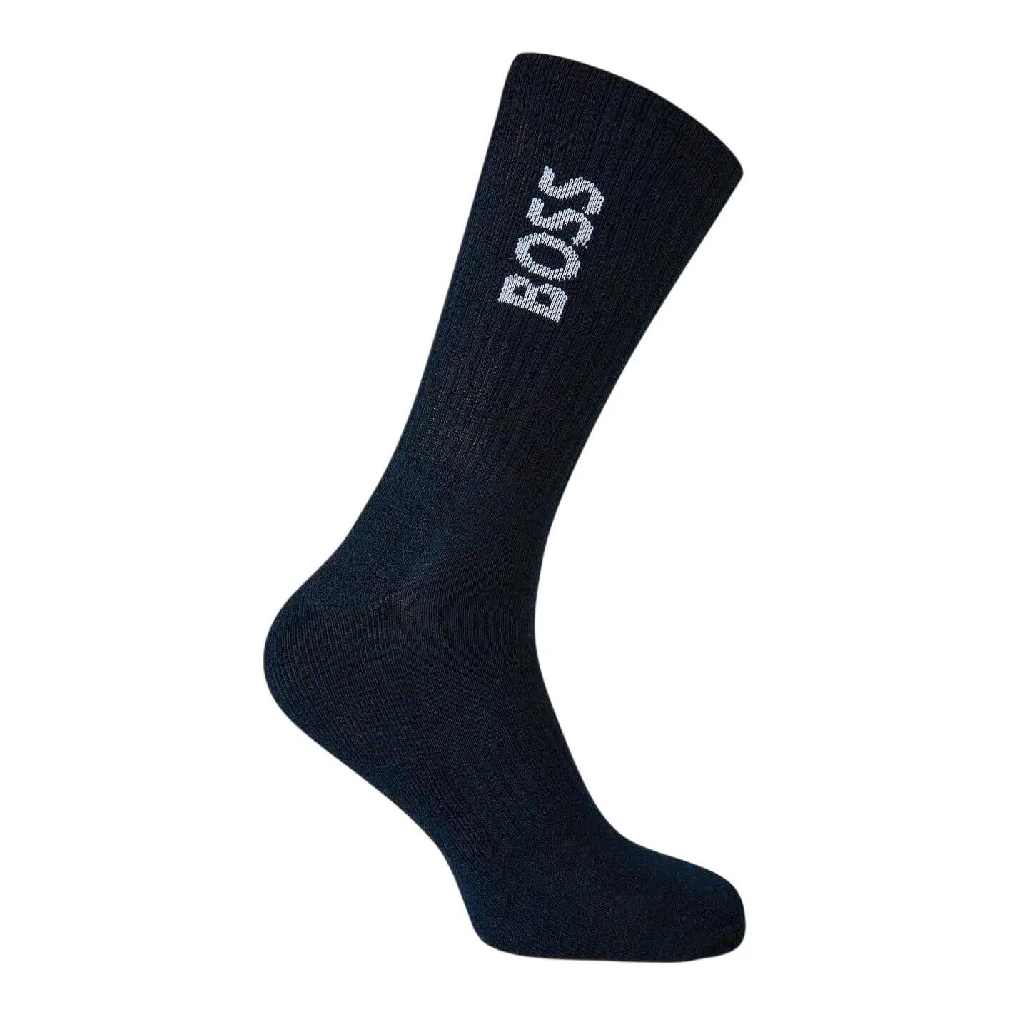 Calzettoni Uomo Boss Nero Bianco Blu Navy 2/4