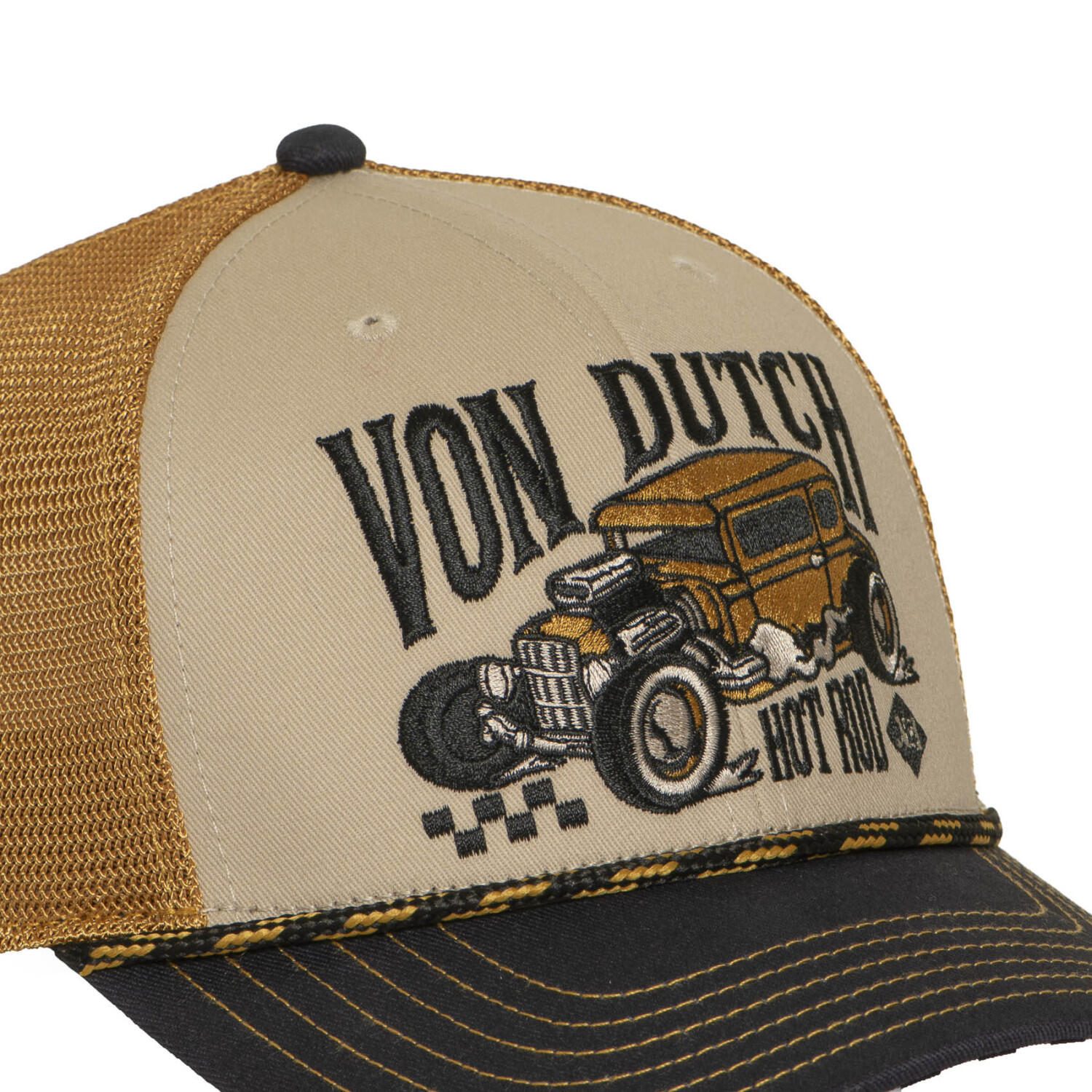Casquette semi curve premium avec broderie Hot Rod 2/5