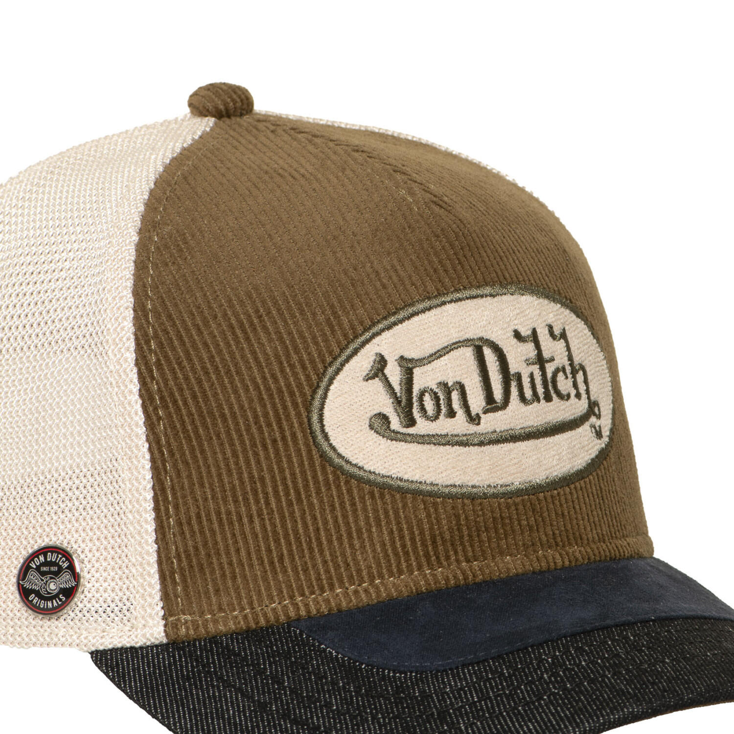 Casquette trucker filet premium avec patch et visière bimatière Shiel 3/5