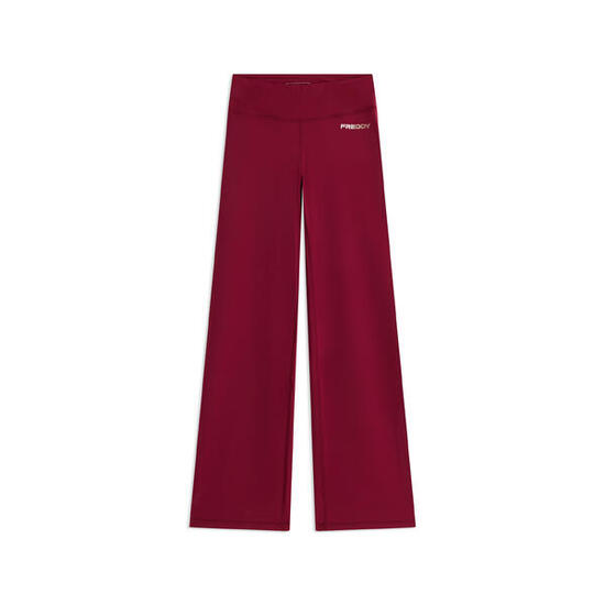 Leggings in tessuto quick dry vita alta con fondo a zampa