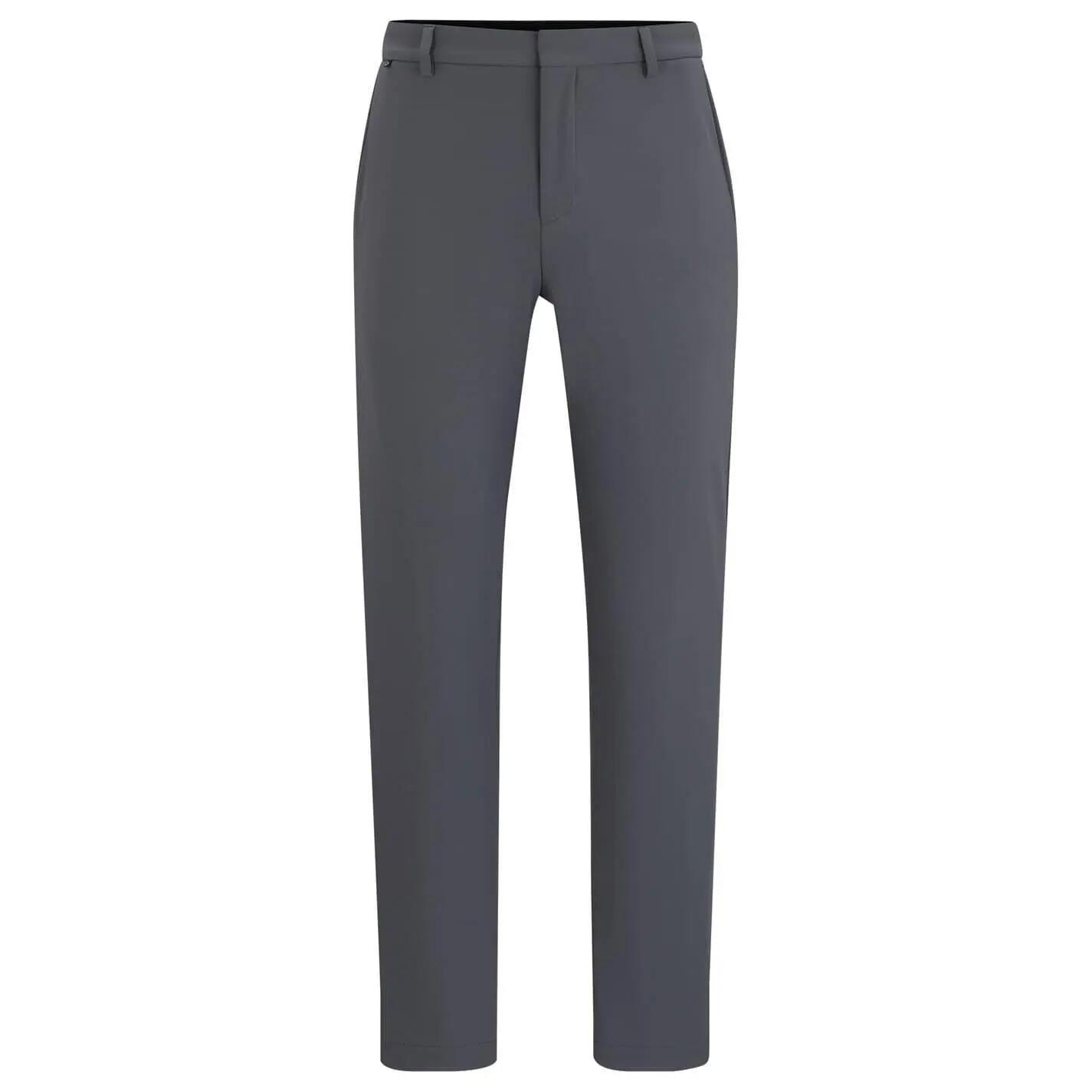 Pantalone Aderente Uomo Boss Genius Grigio Intermedio 2/5