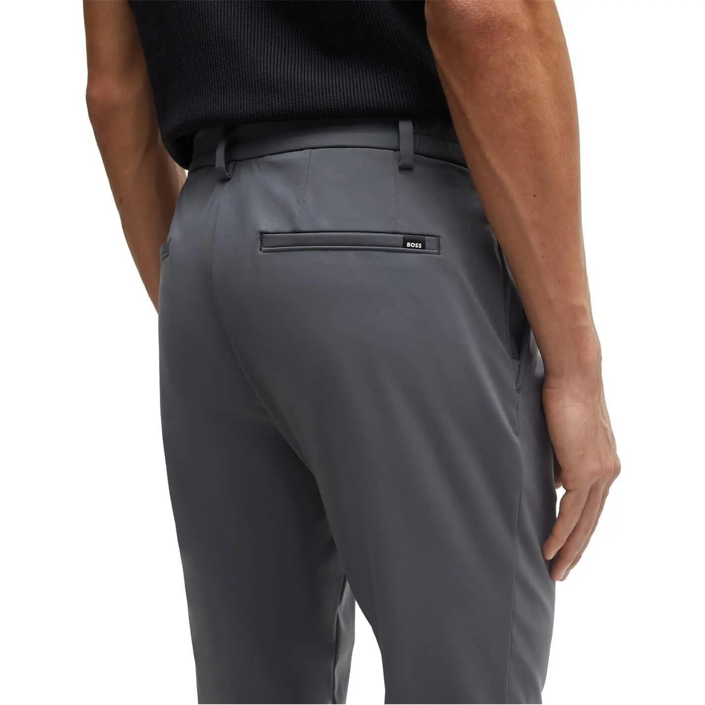 Pantalone Aderente Uomo Boss Genius Grigio Intermedio 5/5
